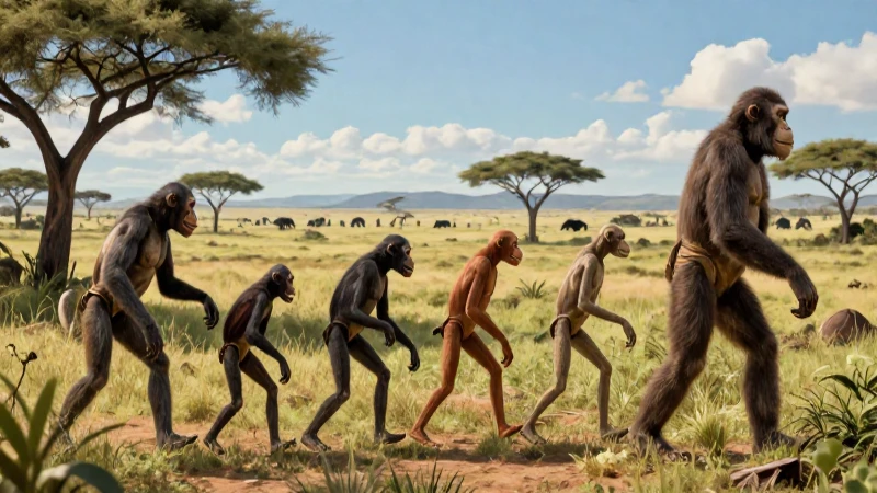 La Prehistoria: Descubre sus Etapas y Características 4 Evolución bípeda de homínidos: etapas y características
