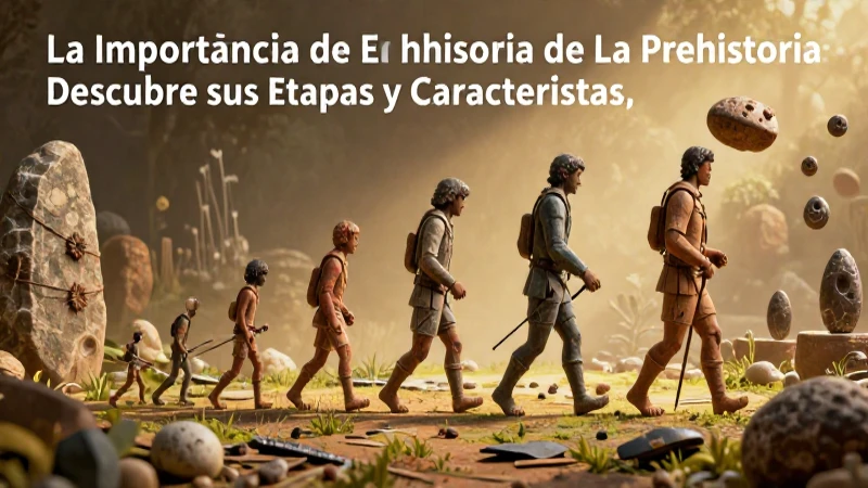 La Prehistoria: Descubre sus Etapas y Características 10 Estudiar prehistoria revela su evolución y cultura