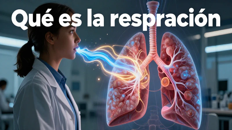 Visualización clara del proceso de respiración