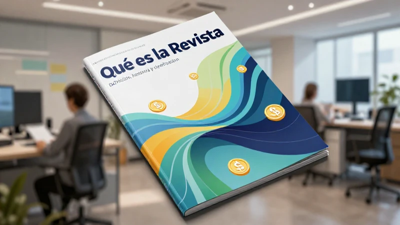 Qué es la revista: Definición, historia y clasificación 6 Mockup profesional para contenido editorial sobre fuentes de ingreso