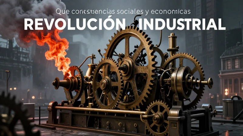 Impacto social y económico de la Revolución Industrial
