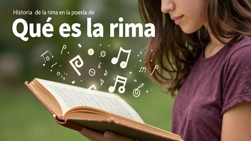 Qué es la rima: definición, tipos y conceptos esenciales 3 Poesía y rima: un estudio dinámico e ilustrado
