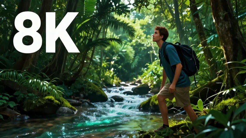 Qué es la Salud: Entiende el Concepto según la OMS 4 Joven mirando bosque verde vibrante con agua