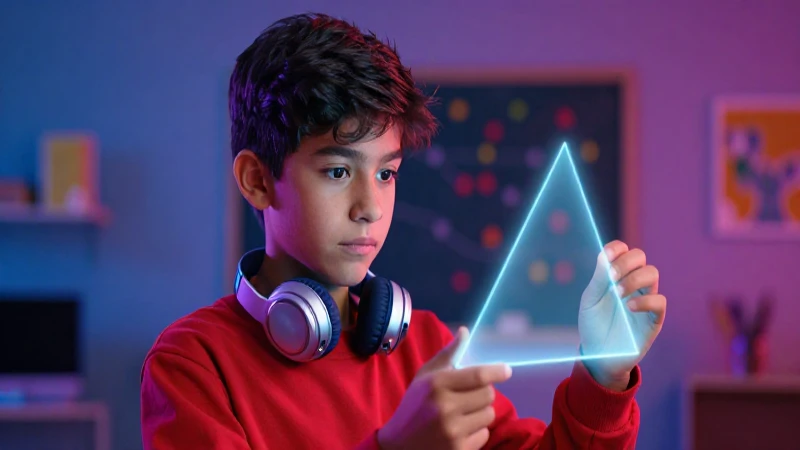 Estudiante mexicano estudia geometría holográfica vibrante