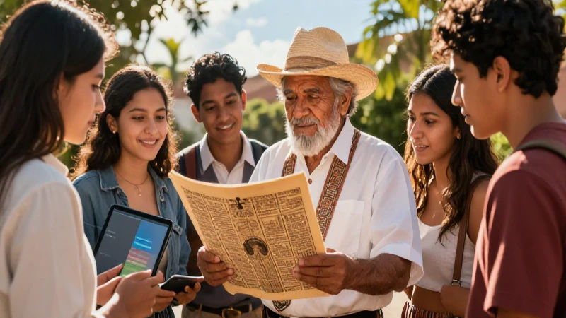 Estudiantes aprenden cultura ancestral y moderna