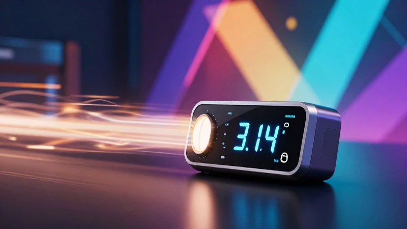 Dispositivo futurista mide velocidad con estilo