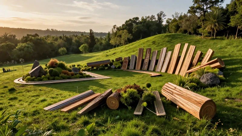 Qué es Land Art Explorando el Arte en la Naturaleza 6 Escultura de arte paisajístico en naturaleza