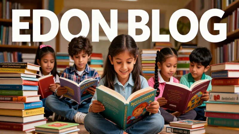Ilustración vibrante de niño mexicano leyendo