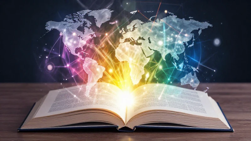 Libro luminoso y red global educativa