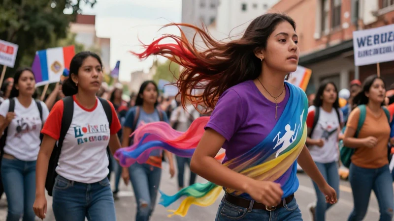 Estudiantes mexicanos protestan, impactando socialmente con energía vibrante
