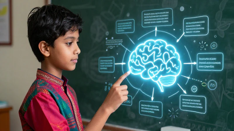 Qué es un mentefacto: Definición y conceptos clave 7 Estudiante aprende complejo mapa mental digital