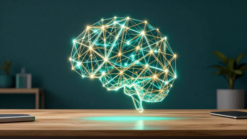 Qué es un mentefacto: Definición y conceptos clave 8 Mapa mental geométrico sobre escritorio moderno