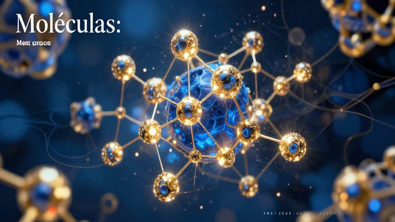 Estructura molecular: átomos y sus enlaces