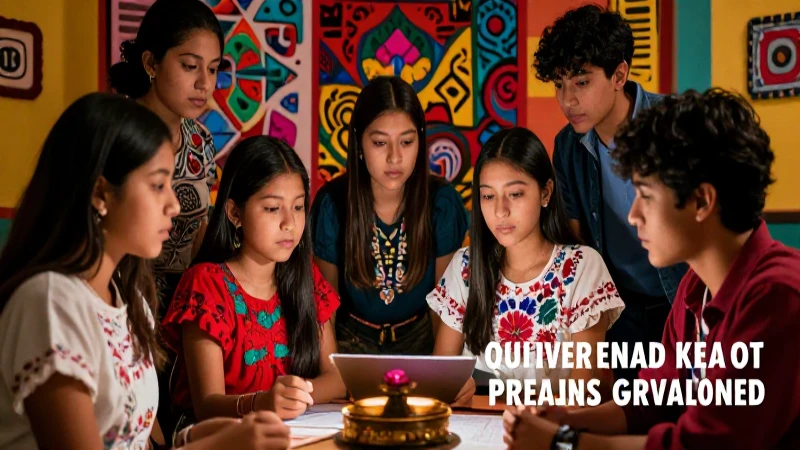 Estudiantes diversos colaboran con arte mexicano