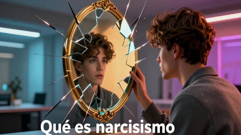 Qué es narcisismo: significado, características y ejemplos 7 Narcisismo reflejado en arte digital