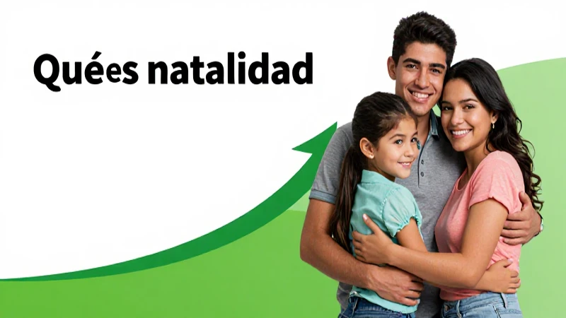 Ilustración sobre natalidad y demografía mexicana