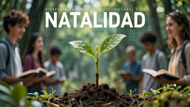 Conceptos de natalidad y fecundidad