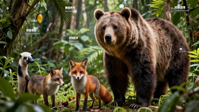 Omnívoros: la clave de su supervivencia radica en su dieta versátil 6 Omnívoros en selva: dieta clave de su supervivencia