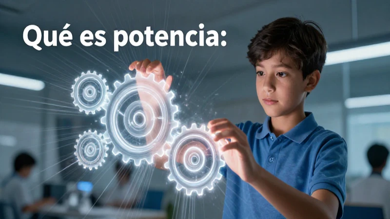 La ilustración representa la potencia mecánica moderna