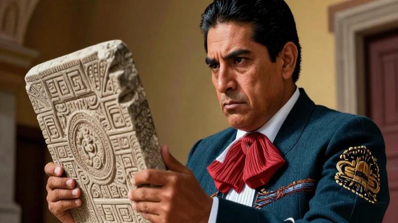 Qué es Proba: Definición y Concepto Esencial Explicado 6 Estudioso mexicano examina antigua tablilla en estilo cinematográfico