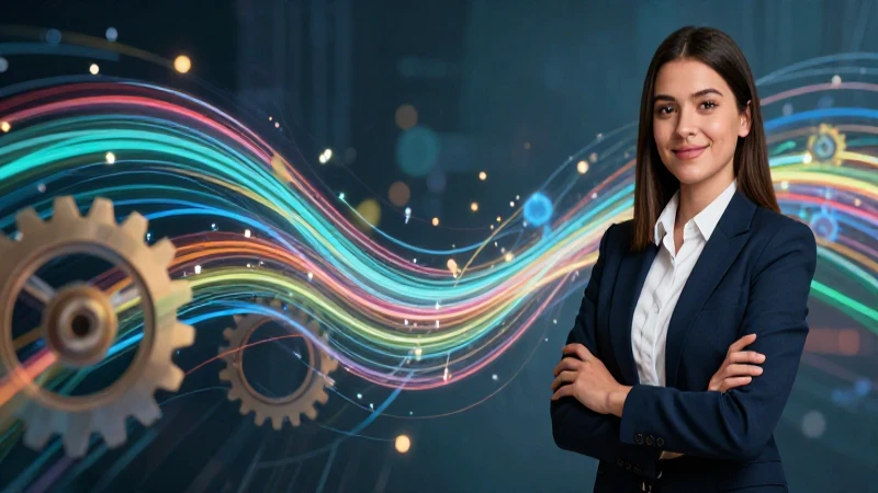 Qué es producción: Definición y concepto en economía 4 Educador moderno con datos abstractos y diseño profesional