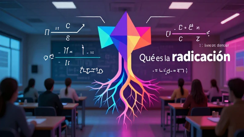 Definición y propiedades de la radicación