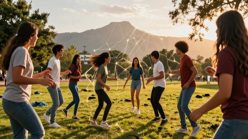 Jóvenes en México simbolizando progreso