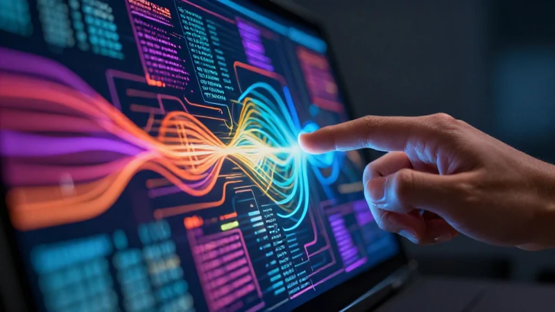Tecnología educativa mexicana, vibrante y abstracta