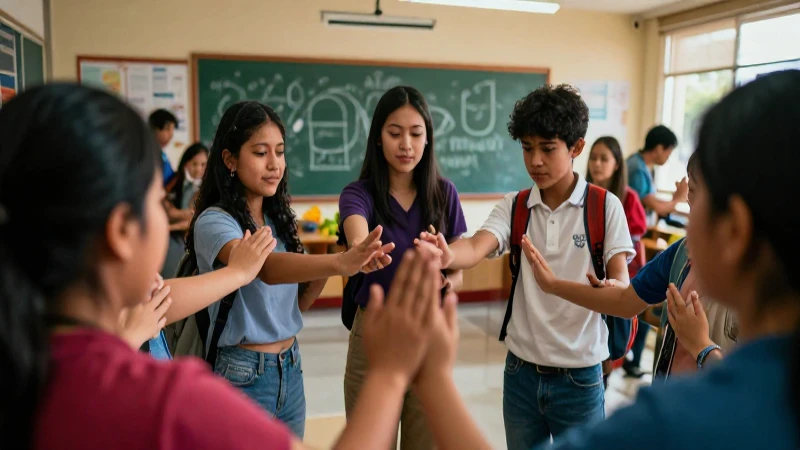 Diversidad mexicana en educación moderna y vibrante