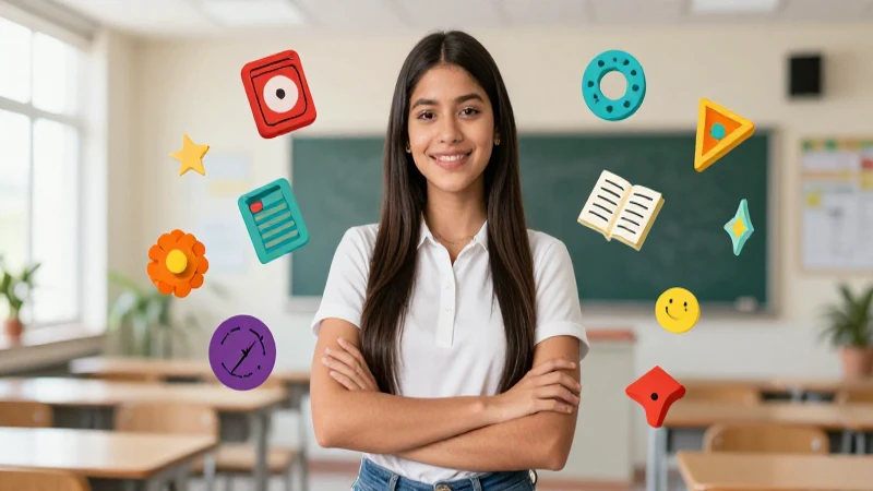 Estudiante mexicana vibrante en portada de revista
