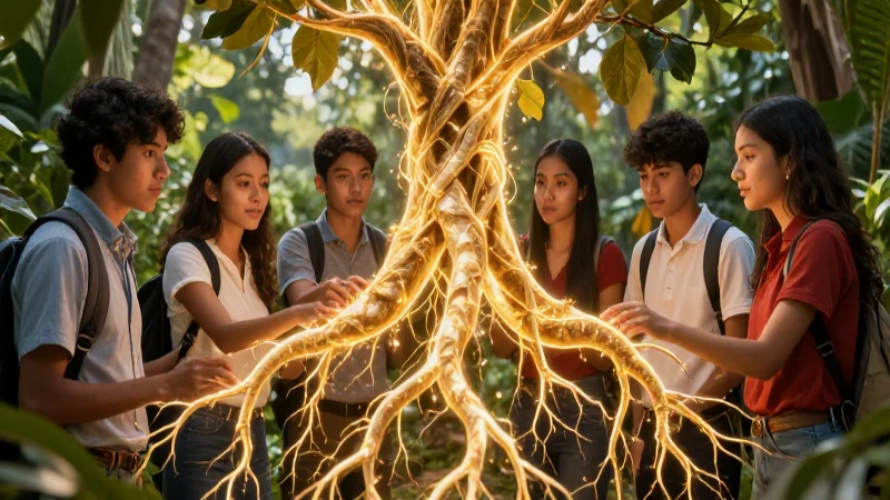 Estudiantes mexicanos crecen con energía dorada