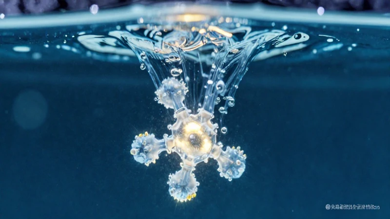Soluto: Definición y Ejemplos en Química y Biología 4 Cristales brillantes se disuelven en agua cristalina