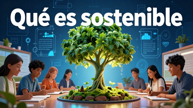 Conceptos clave de la sostenibilidad