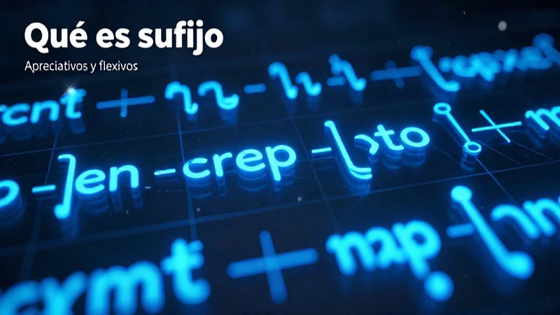 Qué es sufijo: Definición, importancia y concepto clave 3 Gráficos 3D explican sufijos gramaticales