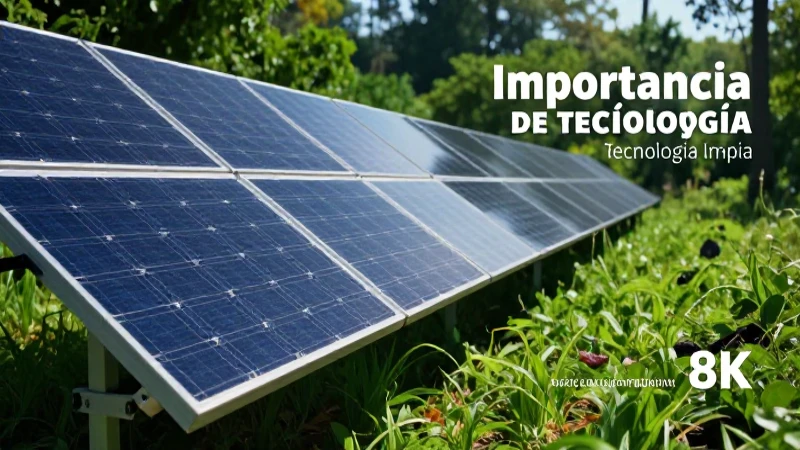 Tecnología limpia: todo sobre su importancia y beneficios 3 Tecnología limpia impulsa un futuro sostenible