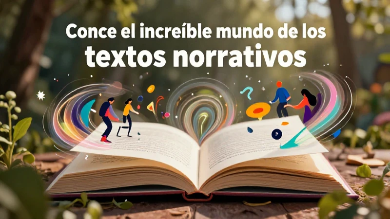 Ilustración dinámica sobre textos narrativos
