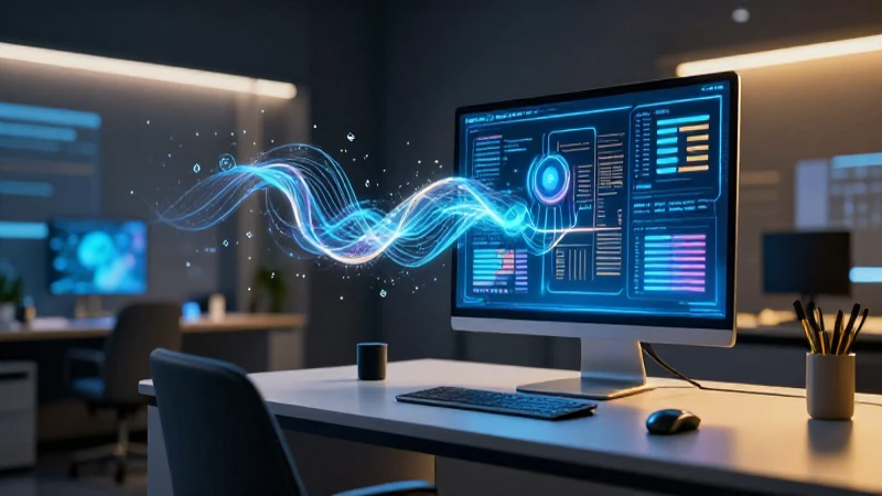 Qué es un texto en informática: características y tipos 7 Flujo digital de conocimiento en escritorio profesional moderno