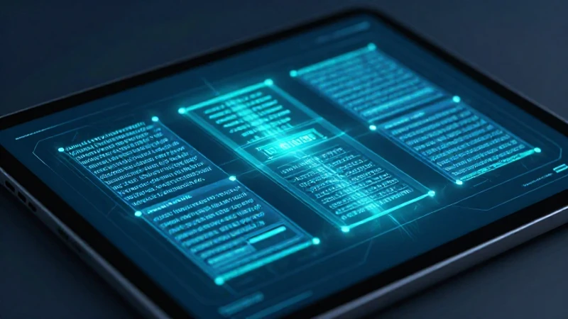 Qué es un texto en informática: características y tipos 6 Ilustración digital de datos estructurados y vibrantes
