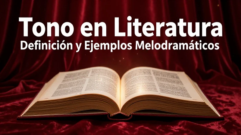 Estudio dramático del melodrama literario