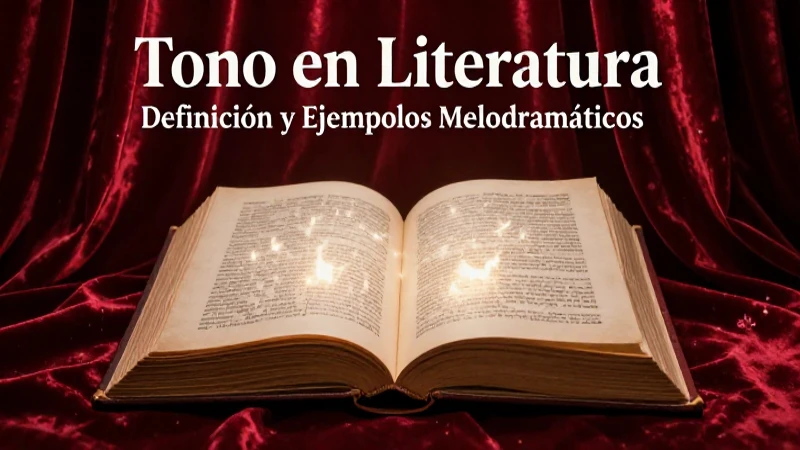 Literatura melodramática visualmente dramática