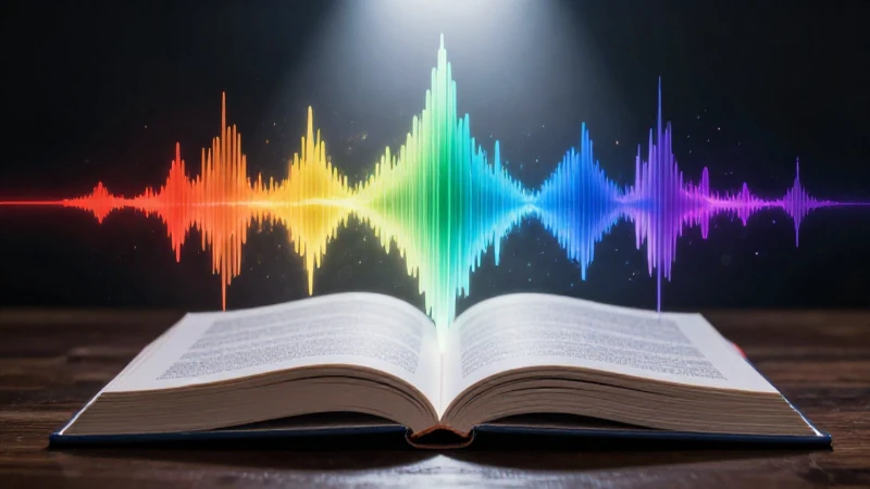 Visual impactante del tono en literatura