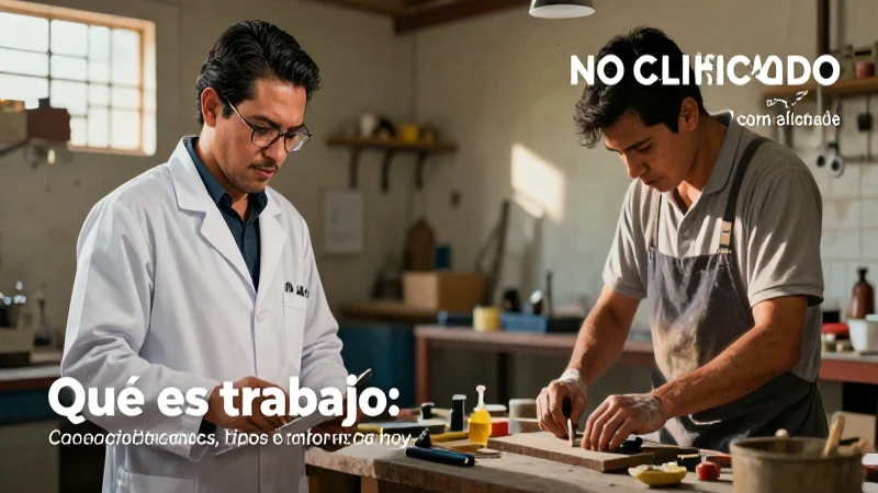 Qué es trabajo: características, tipos e importancia hoy 4 Trabajo: Clasificación por nivel de formación