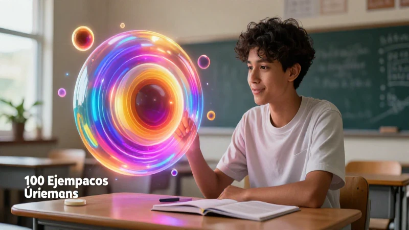 Adjetivos calificativos con diseño vibrante y detallado