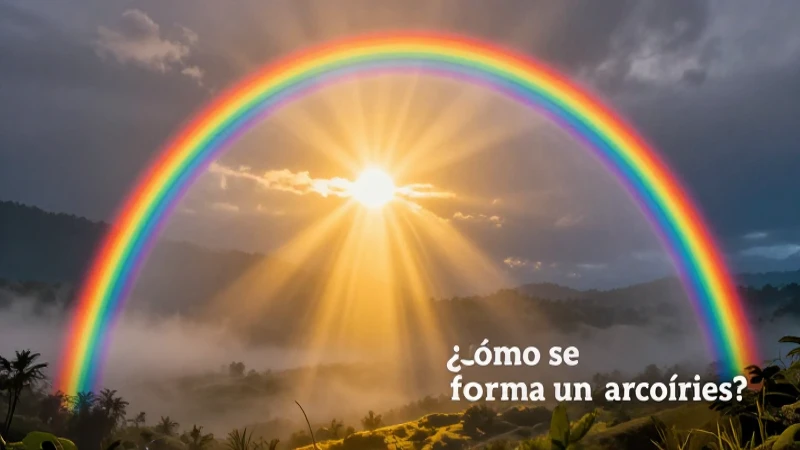 Descubre cómo se forma el arcoíris
