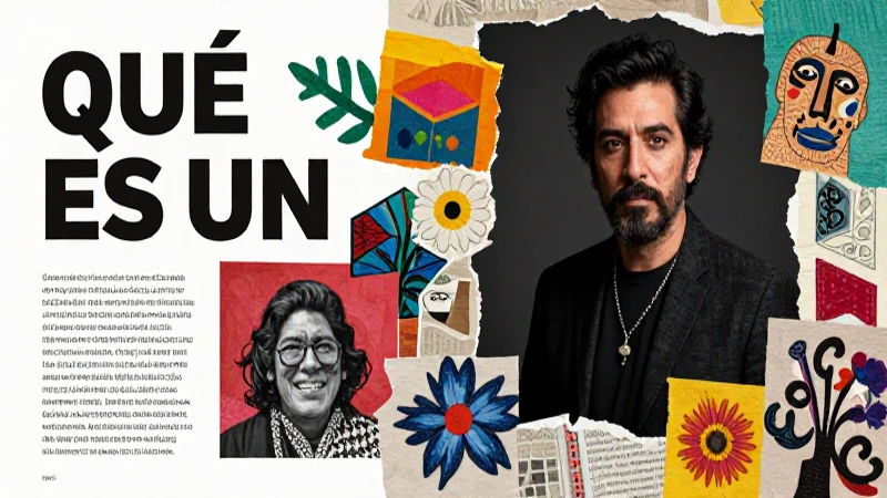 Qué es un collage: concepto, tipos y ejemplos prácticos 4 Collage artístico mexicano, vibrante y educativo