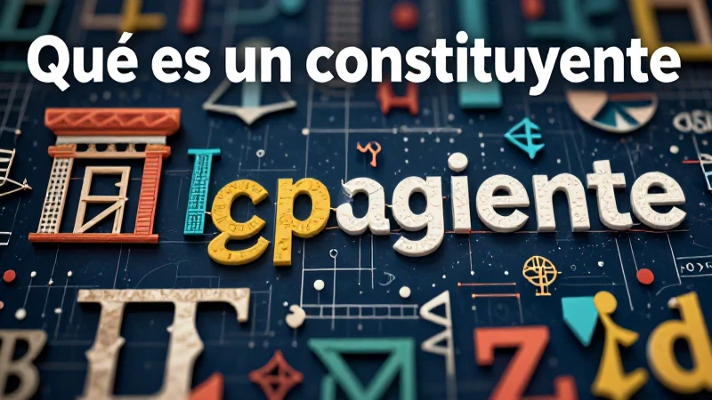 Origen etimológico del concepto de constituyente