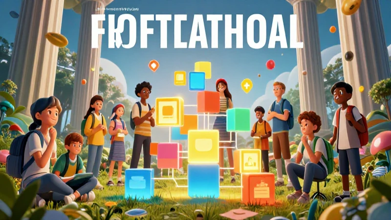 Ilustración profesional sobre educación moderna