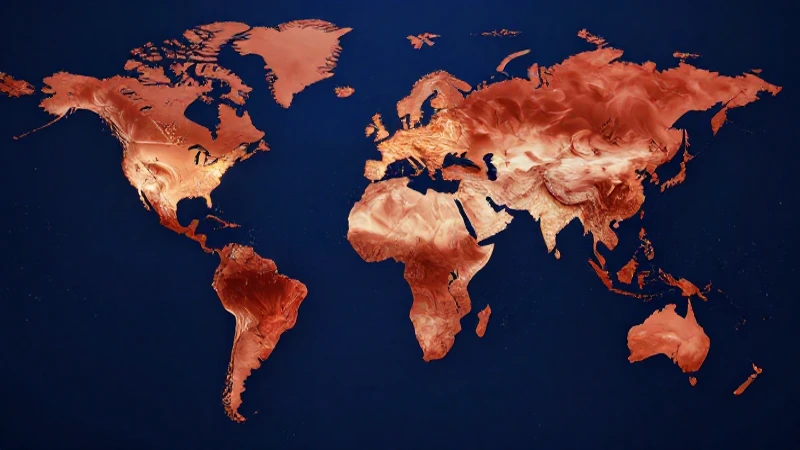Ilustración vibrante de mapas educativos con detalles geológicos