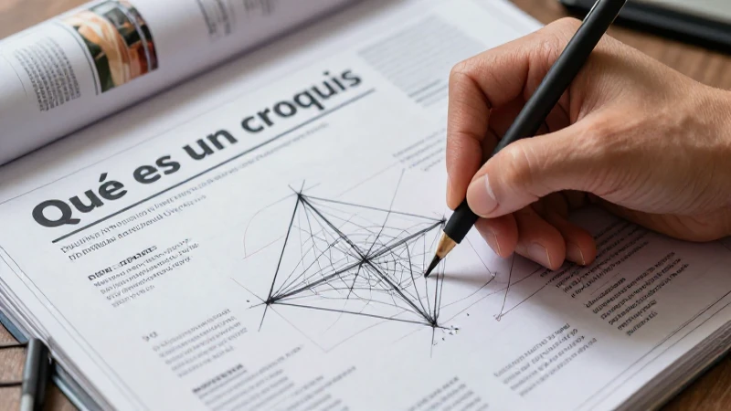 Croquis: dibujo técnico esencial, detallado y profesional