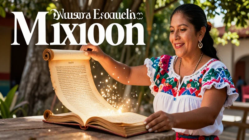 Educador mexicano compartiendo narración y aprendizaje moderno